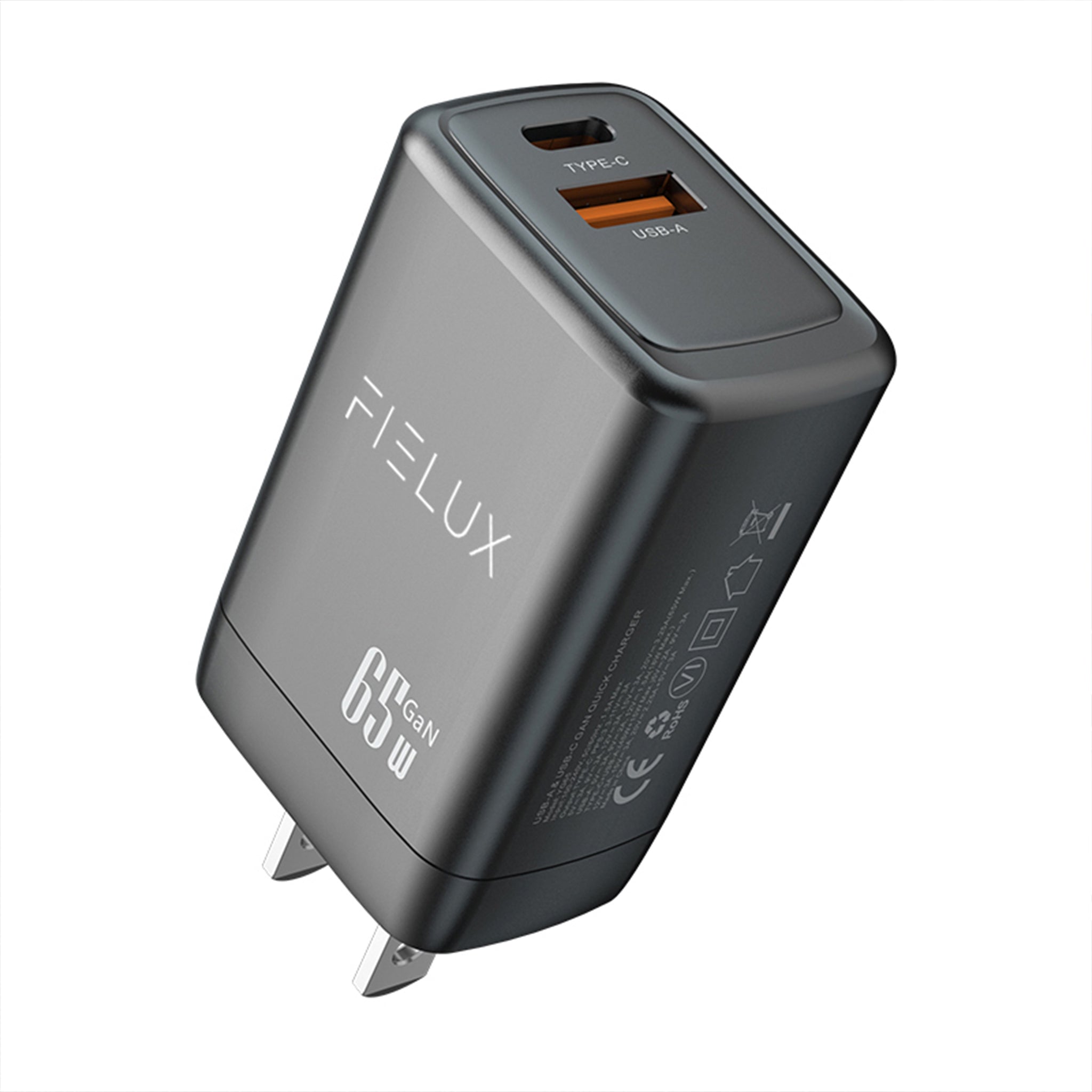 FIELUX 65W Quick Charging GaN Wall Adapter
