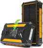 FIELUX Portable Waterproof Solar Power Bank 36000mah - FIELUX.COM