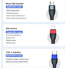 FIELUX 3 In 1 40W Fast Charging 5A Cable - FIELUX.COM