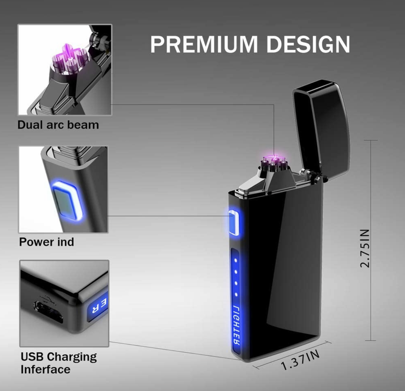 FIELUX Plasma Lighter FIELUX.COM
