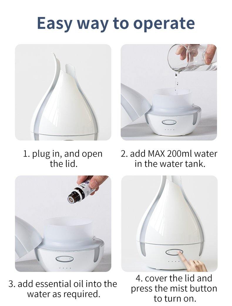 FIELUX  Essential Oil Diffuser Humidifier - FIELUX.COM