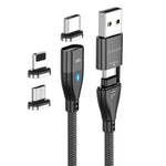 FIELUX  6 in 1 PD 100W Magnetic Charging Cable