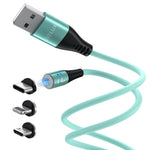 FIELUX  3 in 1 Silicone Magnetic Charging Cable