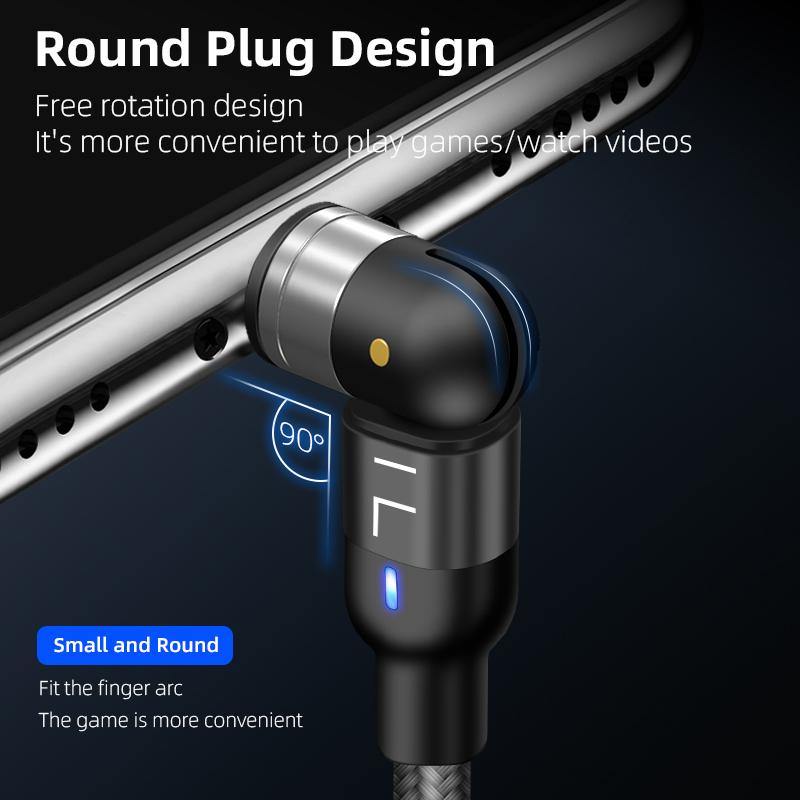 FIELUX Magnetic Fast Charging Cable With Micro, Type-C, i-Product Pins 3 in 1-Phone Charger-FIELUX-FIELUX.COM