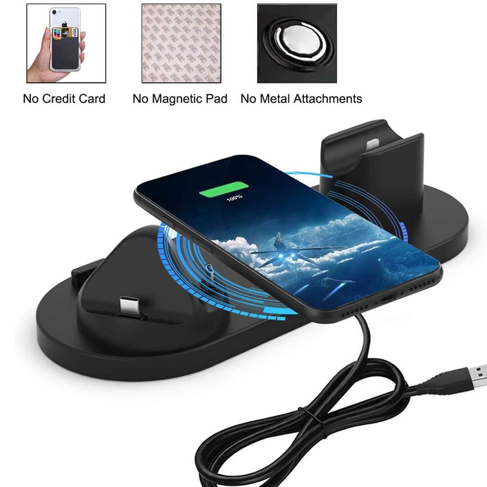 FIELUX Wireless Portable Fast Charging Station / Dock 4 in 1-Charging Dock-FIELUX-FIELUX.COM